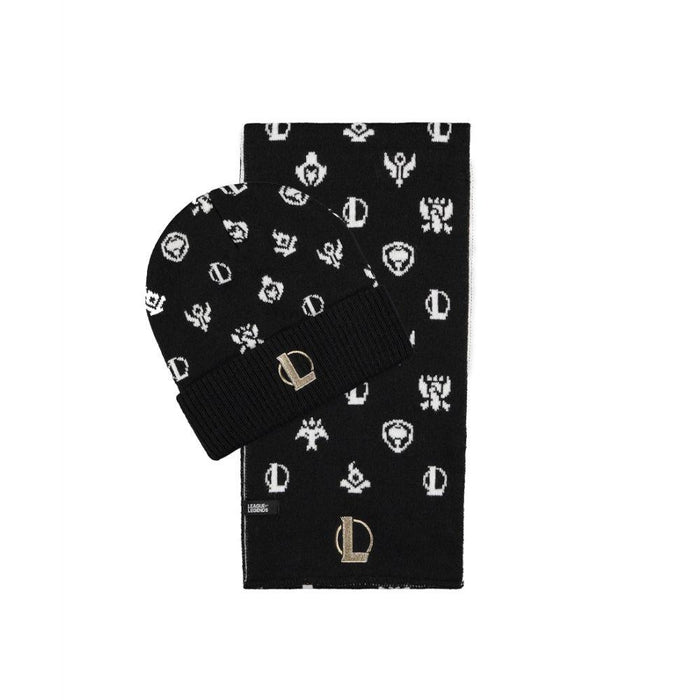 DIFUZED League Of Legend scarf and hat set, Black
