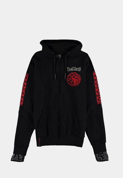 Sweatshirt DIFUZED GOT - House Of The Dragon - Men's Hero Item Zipper, S