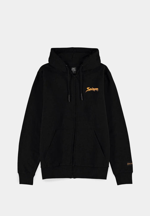 Sweatshirt DIFUZED The Lord of the Rings - Black Sauron - Men's Zipper, XL