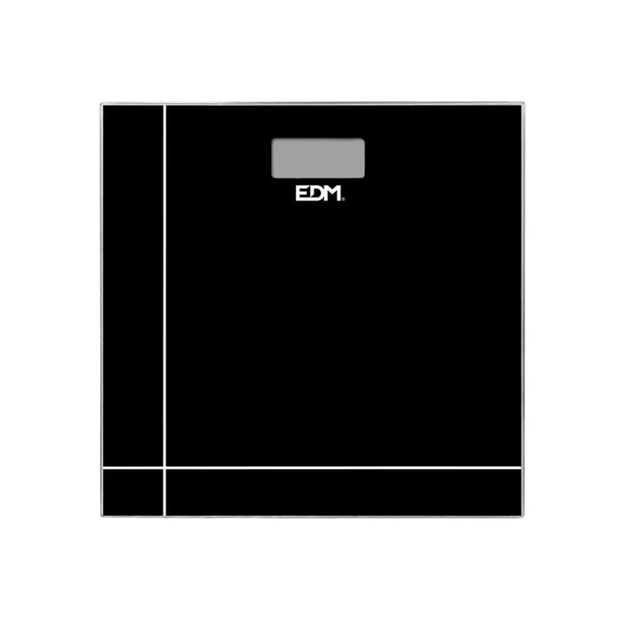 Digital Bathroom Scales EDM 07521 Black Crystal 180 kg - Баня<<<Дом Градина<<<BigBuy&&&Кантари за баня<<<Баня<<<Дом