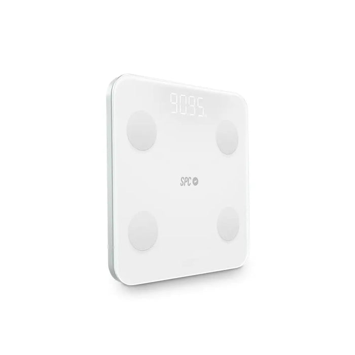 Digital Bathroom Scales SPC Internet ATENEA FIT 3 White Tempered Glass 180 kg 50 x 50 x 28 cm - Баня<<<Дом
