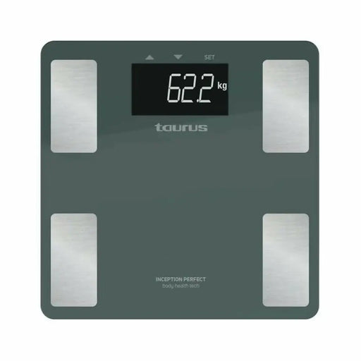 Digital Bathroom Scales Taurus INCEPTION PERFE Blue Green Tempered Glass 180 kg - Баня<<<Дом Градина<<<BigBuy&&&Кантари