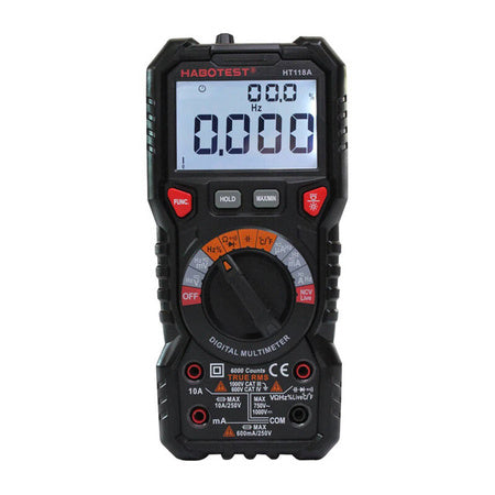 Digital Multimeter with Flashlight Habotest HT118A True RMS NCV - Measuring tools<<<Tools<<<InnproXML