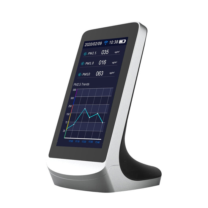 Digital Analyzer air quality laser PM2.5 detector. gas tester, temperature, humidity PM2.5 / HCHO / TVOC tester CO2