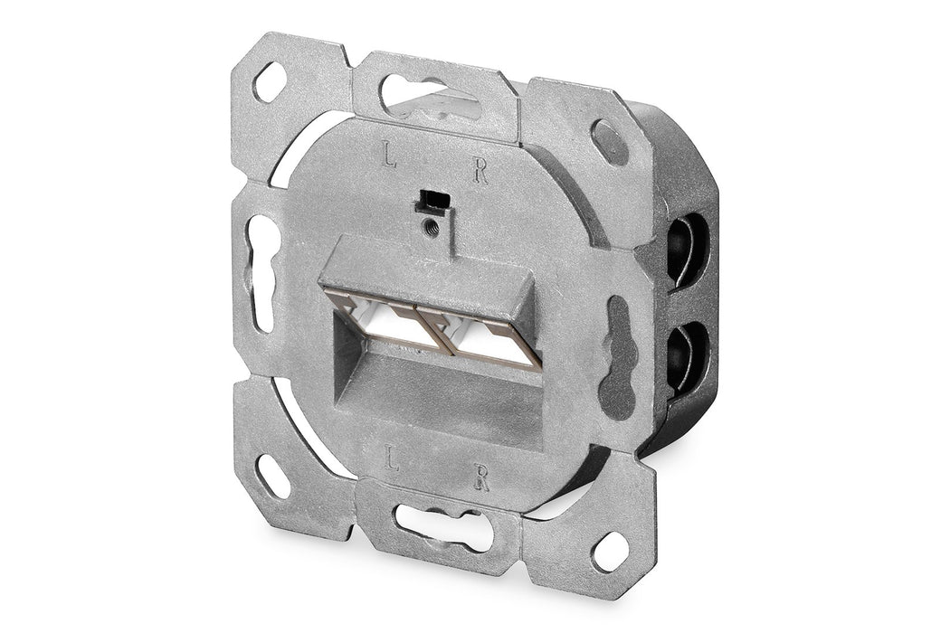 Digitus CAT 6, Class E, wall outlet, shielded, surface mount