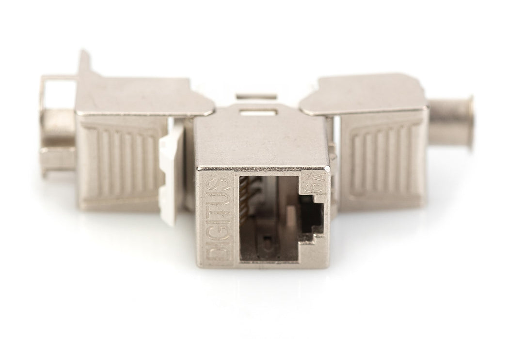 Digitus CAT 6A Keystone module, shielded, tool-free mounting connection