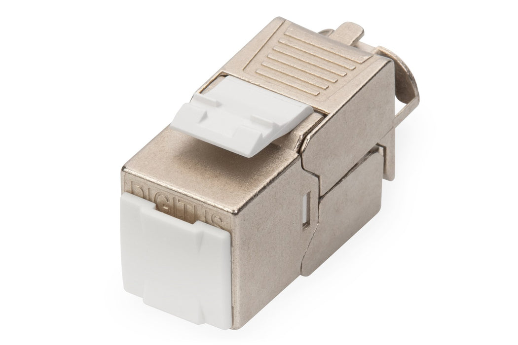 Digitus CAT 6A Keystone module, shielded, tool-free mounting connection