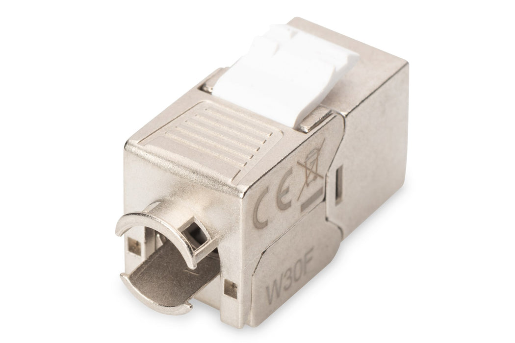 Digitus CAT 6A Keystone module, shielded, tool-free mounting connection