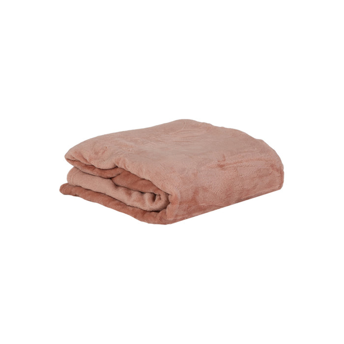 BLANKET DILIOS SILK TOUCH 130X170 CM PEACH