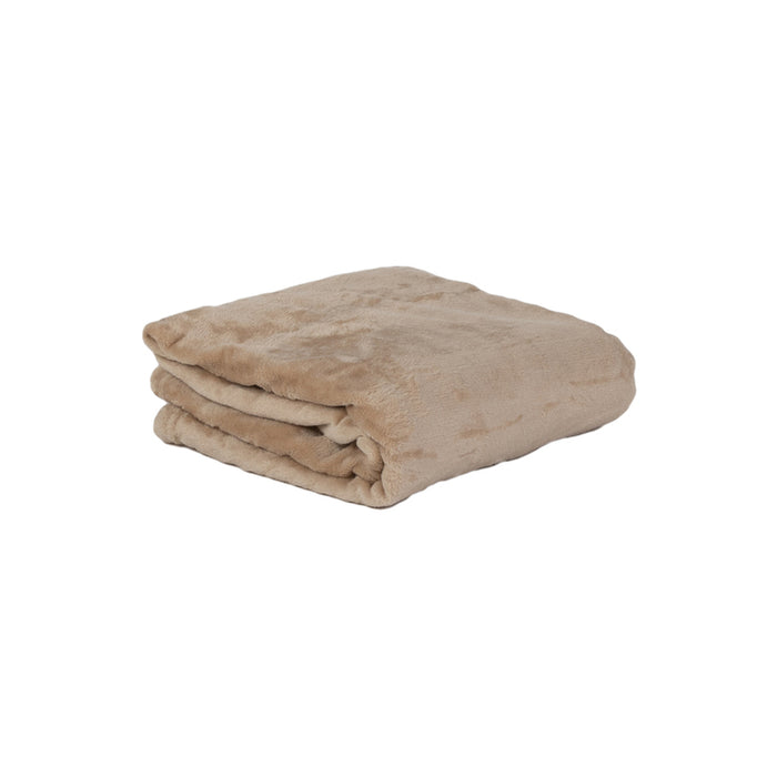 BLANKET DILIOS SILK TOUCH 130X170 CM BEIGE