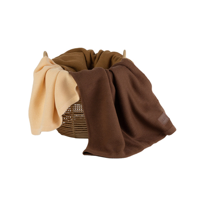 BLANKET DILIOS AMELIA 120X175 CM BROWN