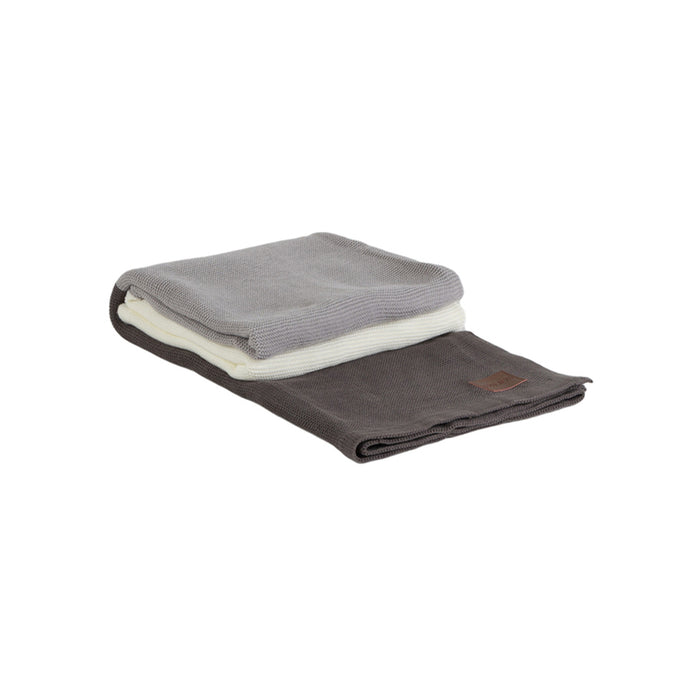 BLANKET DILIOS AMELIA 120X175 CM GRAY
