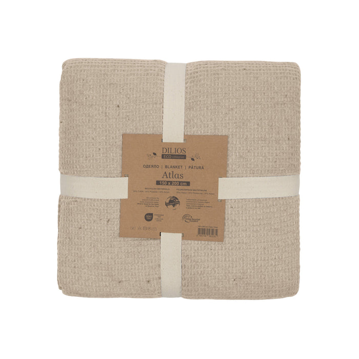 BLANKET ATLAS DILIOS 150X200 CM BEIGE