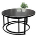 DINING TABLE WITH STONE SET OF 2. BLACK - Маси<<<Кухненски мебели<<<Кухня<<<Praktiker&&&Маси<<<Мебели и обков<<<Мебели