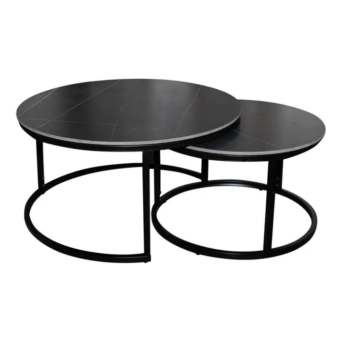 DINING TABLE WITH STONE SET OF 2. BLACK - Маси<<<Кухненски мебели<<<Кухня<<<Praktiker&&&Маси<<<Мебели и обков<<<Мебели