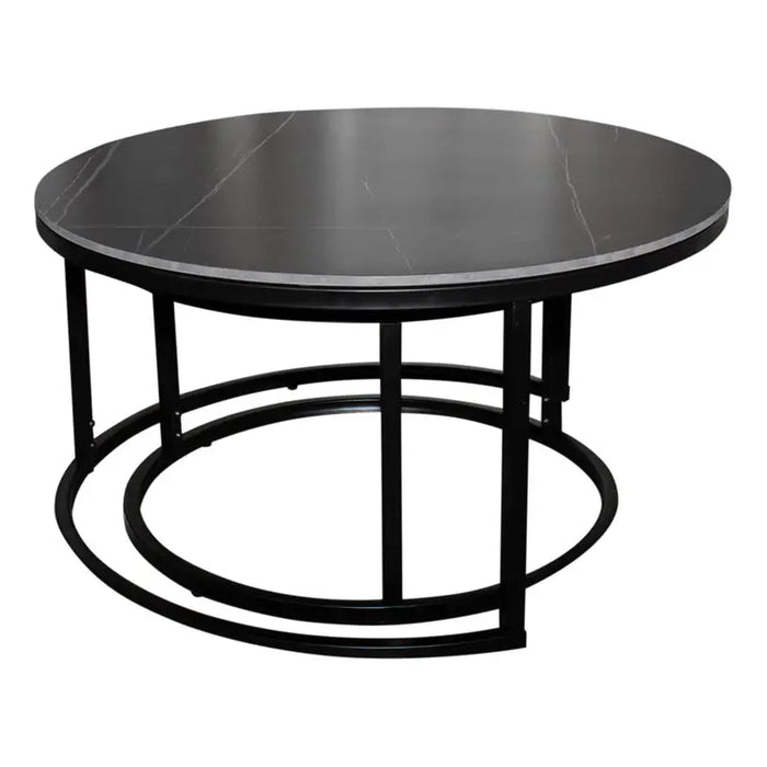 DINING TABLE WITH STONE SET OF 2. BLACK - Маси<<<Кухненски мебели<<<Кухня<<<Praktiker&&&Маси<<<Мебели и обков<<<Мебели