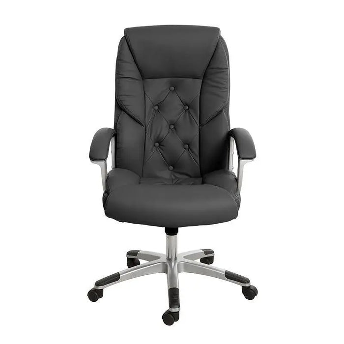 Director’s chair Oscar eco-leather black - Офис столове<<<За офиса<<<ZoraSite