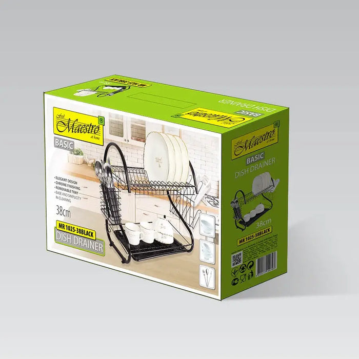 Dish drying rack 38 cm MR-1025-38 black Maestro - General purpose accessoriesAGA-AKO<<<_Home Appliance