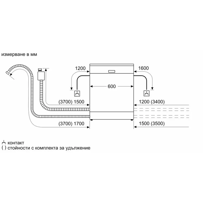 Dishwasher 60cm Bosch SMS4HVI00E - Съдомиялни<<<BOSCH съдомиялни<<<BOSCH<<<PolyComp&&&Съдомиялни<<<Домакински