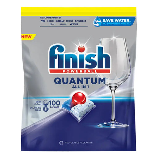 DISHWASHER TABLETS QUANTUM 100 PCS FINISH - Почистващи препарати<<<Домашни потреби<<<Кухня<<<Praktiker