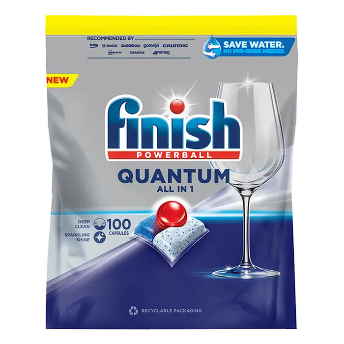 DISHWASHER TABLETS QUANTUM 100 PCS FINISH - Почистващи препарати<<<Домашни потреби<<<Кухня<<<Praktiker