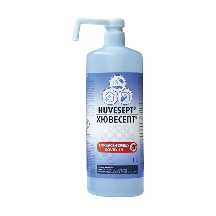 DISINFECTANT FOR HANDS AND SURFACES 1L HUVESEPT HUVESEPT 1L - Дезинфектанти<<<Домашни