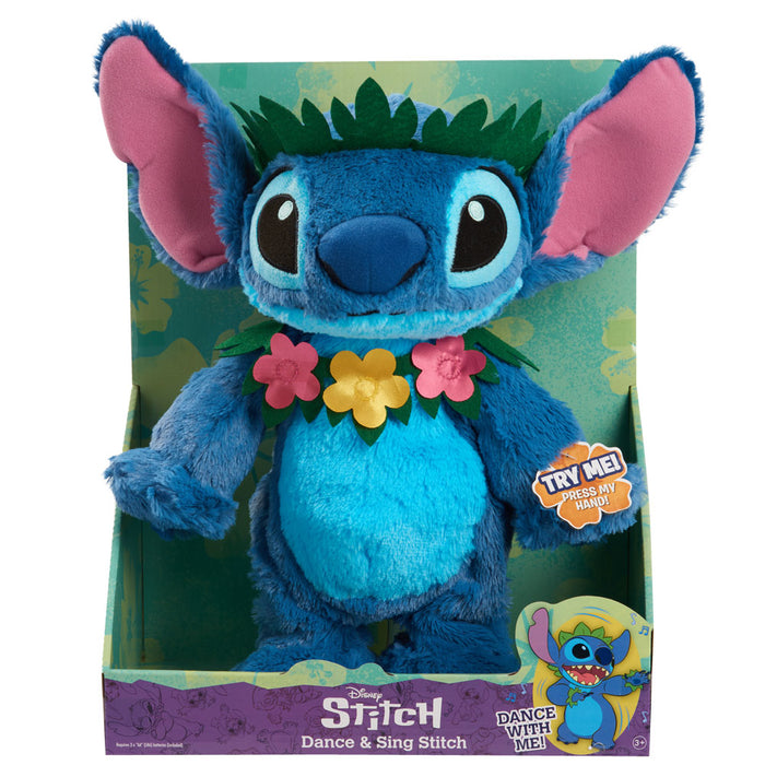JUST PLAY SINGING AND DANCING PLUSH STITCH