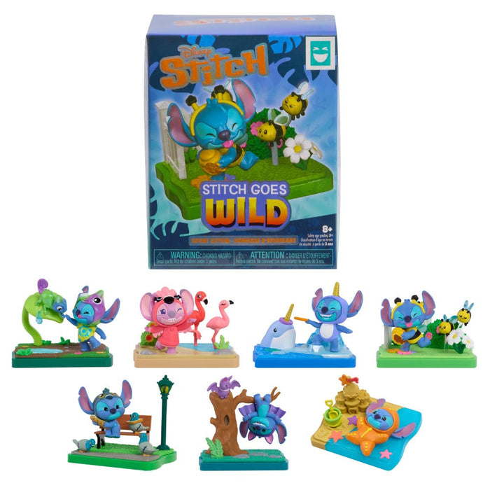 STITCH Stitch Goes Wild Diorama Figure