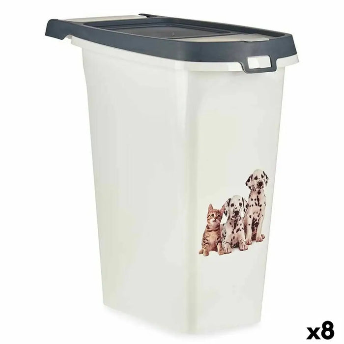 Dispenser Mascow Anthracite 10 L Pets (8 Units) - Домашни Животни<<<Дом Градина<<<BigBuy&&&Хранене на домашни