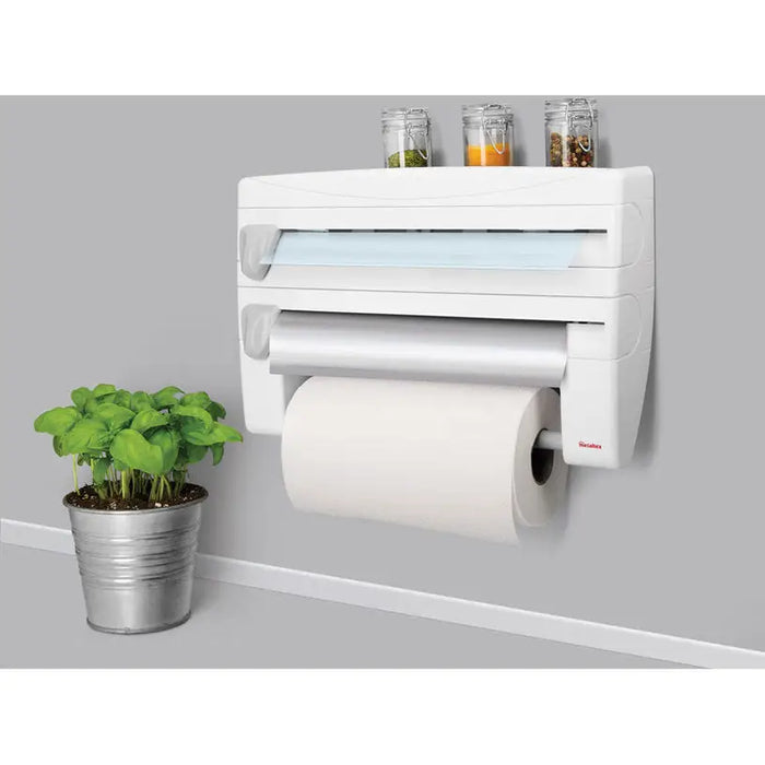 DISPENSER ROLL’N’ROLL KITCHEN PAPER METALTEX FOIL - Системи за окачване<<<Домашни потреби<<<Кухня<<<Praktiker