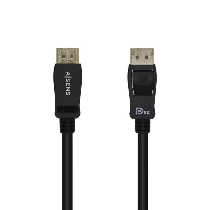 DisplayPort Cable Aisens A149-0430 Black 50 cm - Компютър Кабели и адаптери<<<Компютри| Електроника<<<BigBuy&&&Кабели