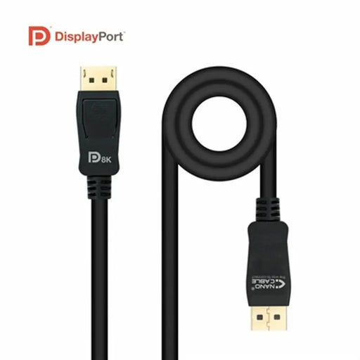 DisplayPort Cable NANOCABLE 10.15.2501 Black 1,5 m (1,5 m) - Компютър Кабели и адаптери<<<Компютри|