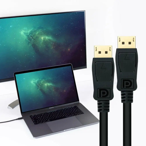 DisplayPort Cable NANOCABLE 10.15.2603 Black 3 m - Компютър Кабели и адаптери<<<Компютри| Електроника<<<BigBuy&&&Кабели