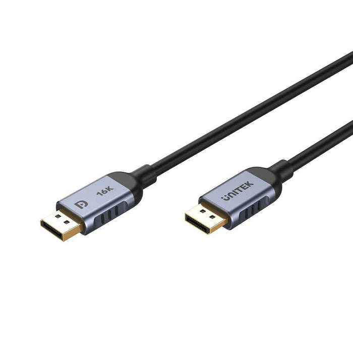 DisplayPort Cable Unitek C1626GY01-1M Black 1 m - Кабели DisplayPort<<<Компютър Кабели и адаптери<<<Компютри|