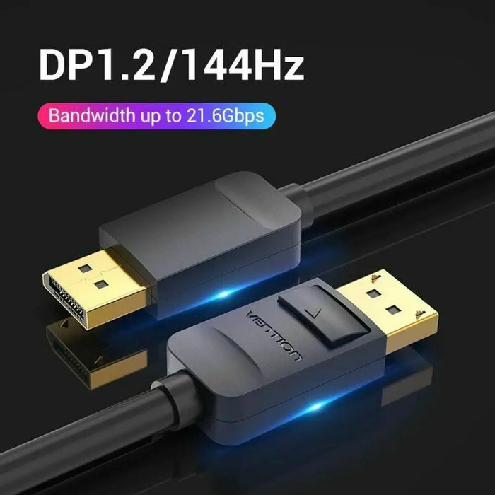 DisplayPort Cable Vention VEN-CAB HACBI Black 3 m - Компютър Кабели и адаптери<<<Компютри|