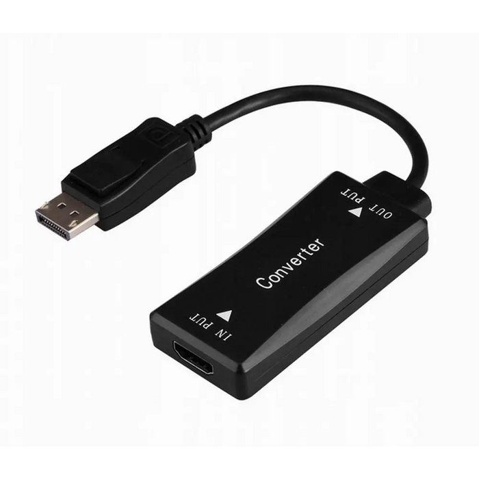 DisplayPort to HDMI Adapter GEMBIRD A-HDMIF30-DPM-01 Black 15 cm - AdaptersKBA-ADA<<<Cables