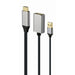 DisplayPort to HDMI Adapter GEMBIRD A-HDMIM-DPF-02 Black 4K Ultra HD - Компютър Кабели и адаптери<<<Компютри|