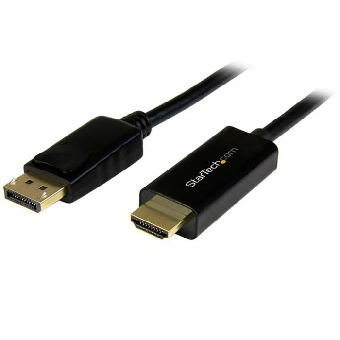 DisplayPort to HDMI Adapter Startech DP2HDMM3MB 4K Ultra HD 3 m Black - Компютър Кабели и адаптери<<<Компютри|