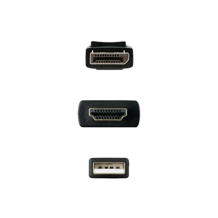 DisplayPort to HDMI Cable NANOCABLE 10.15.4352 Black 1,8 m 4K Ultra HD - Компютър Кабели и адаптери<<<Компютри|