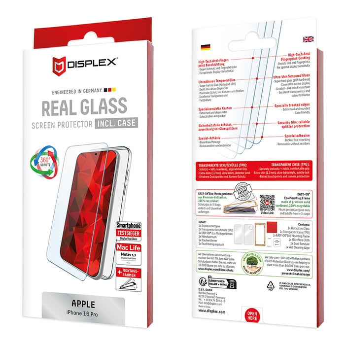 GLASS DISPLEX IPHONE 16PRO+SILI C 02003