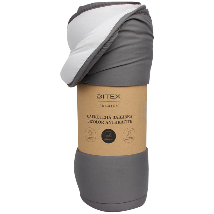 LIGHTWEIGHT BLANKET DITEX 200X210 CM MF GRAPHITE 300 GR/M2