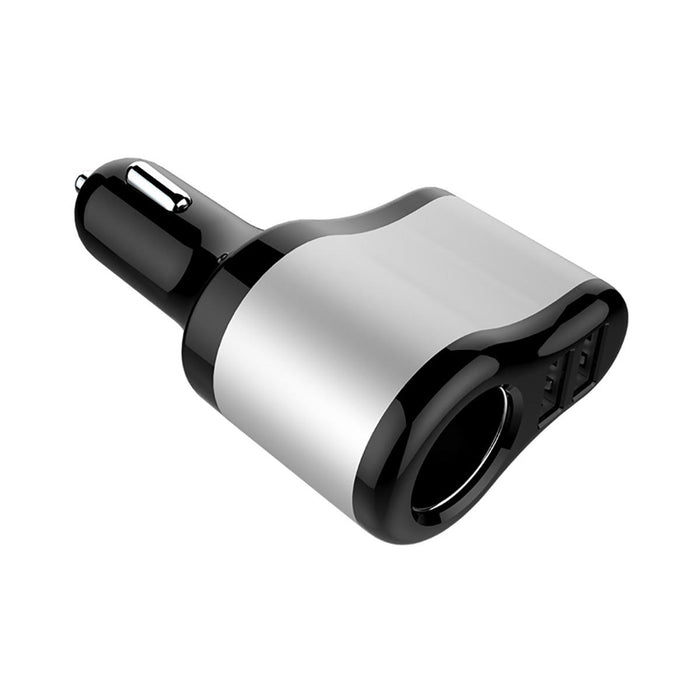 LIGHTER CHARGER WITH SOCKET AND 2 USB