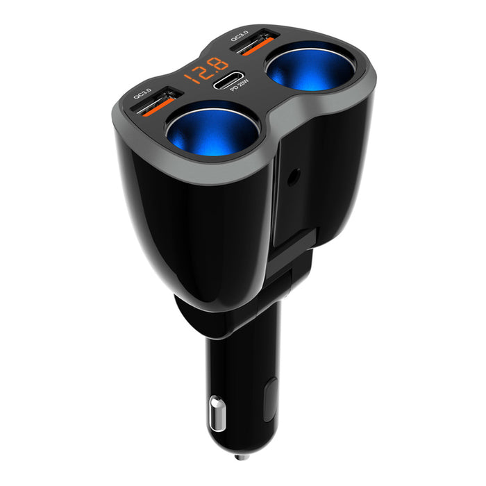 DIVA 2XUSB-A(QC3.0)+TYPE-C 12V CH32C