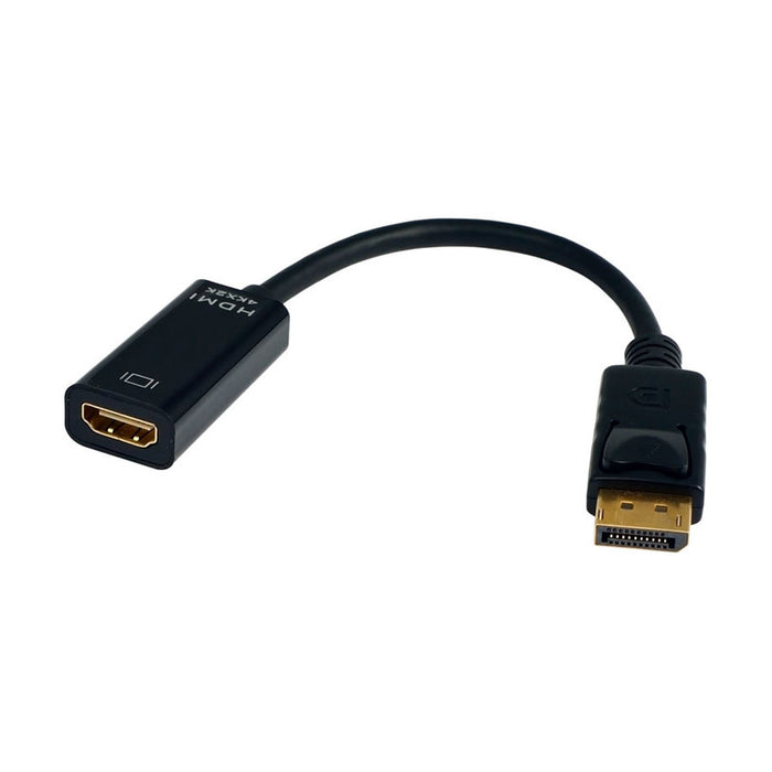 Adapter - Cable from DisplayPort DIVA source to HDMI female DisplayPort M -> HDMI-F 4K only works in this direction