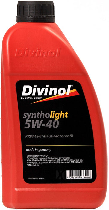 DIVINOL SINTHOLIGHT 5W-40 1L