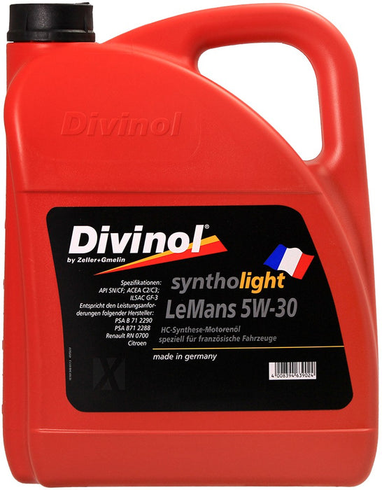 DIVINOL SYNTHOLIGHT LEMANS 5W-30 5L