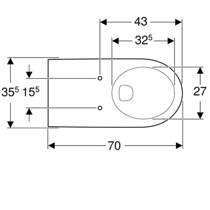HUNG TOILET SELNOVA COMFORT