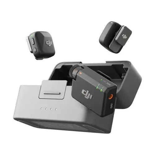 DJI Microphone Mic Mini (2TX + 1RX + Charging Case) Wireless Set Black EU (CP.RN.00000433.01)