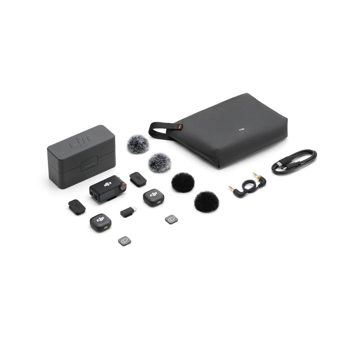 MICROPHONE DJI MIC 3 (2TX+1RX +Charging)