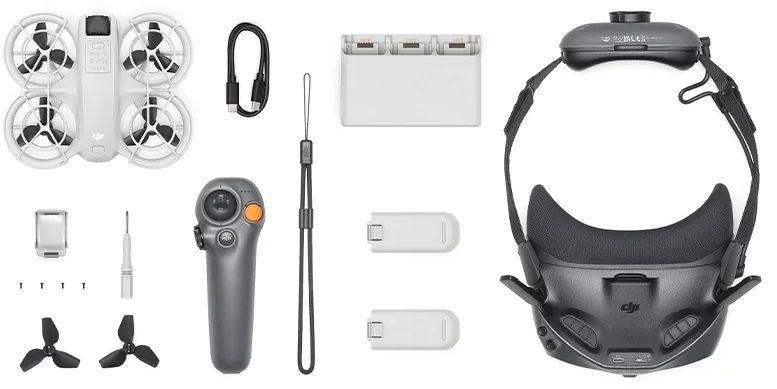 DJI Drone Neo Motion Fly More Combo with 4K 3840x2880@30fps Camera with DJI RC Motion 3Remote Controller, Light Gray EU (CP.FP.00000186.03)